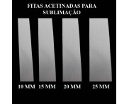 Fita para Sublimação - Branco Alvejado - 12 mm - Caixa com 1500 metros